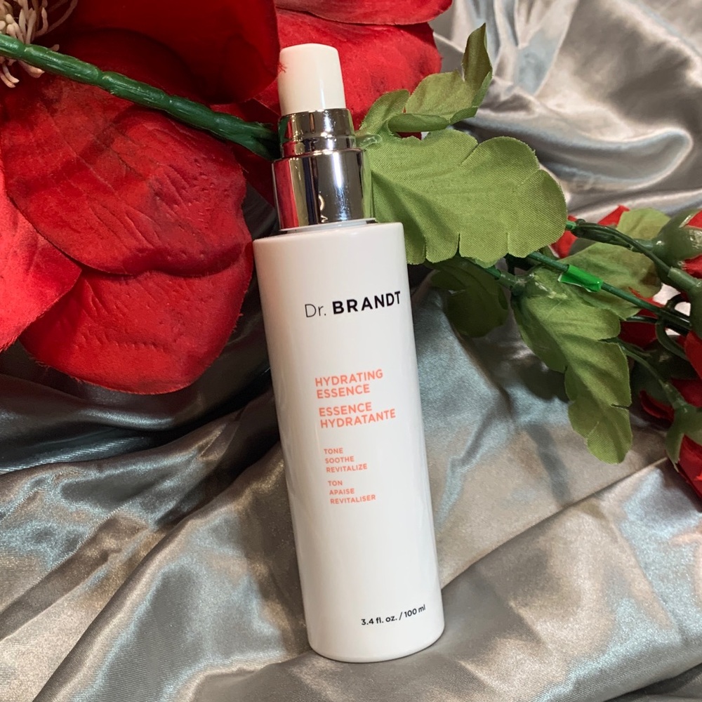 🌹Dr. Brandt Hydrating Essence - White Bottle with Orange Text - New Without Top